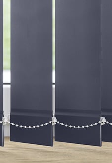 Roma, Night Blue - Vertical Blind Slats
